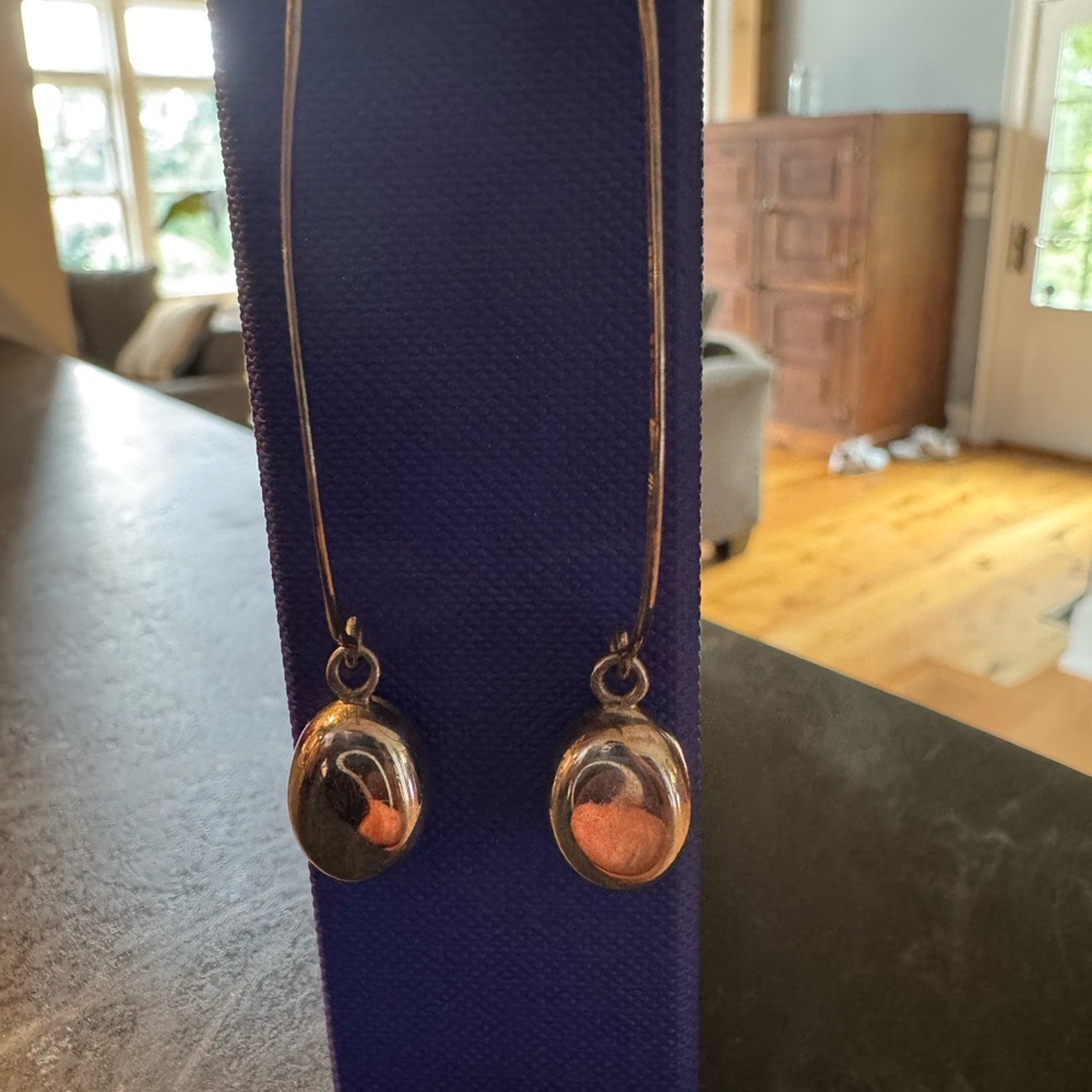 Silpada Silver Oval Earrings